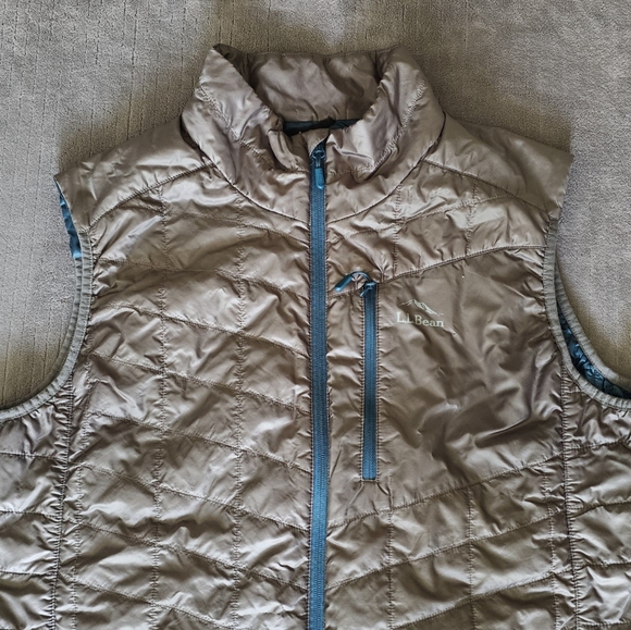 L.L. Bean Men's PrimaLoft Packaway Vest Graphite Size XL - Picture 2 of 10